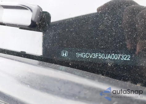 2018 Honda Accord Hybrid Ex-L из США, поврежденный, VIN 1HGCV3F50JA007322